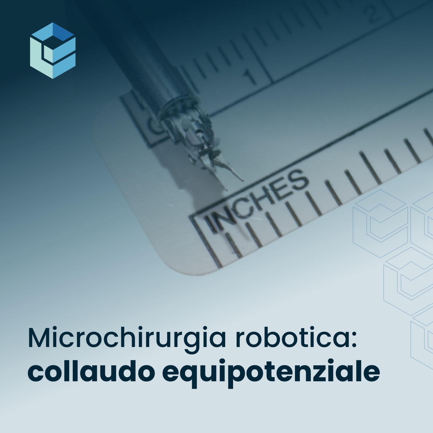 Collaudo dei collegamenti equipotenziali su dispositivi elettromedicali per la microchirurgia robotica