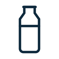 Logo stilizzato di una bottiglia per liquidi