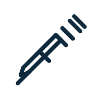 Logo stilizzato di una siringa