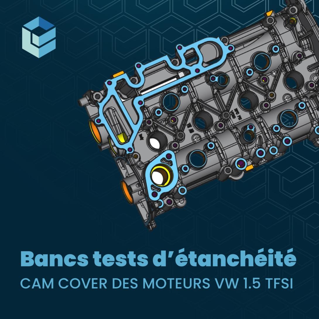 Bancs tests d'ètanchèitè cam cover des moteurs vw 1.5 tfsi
