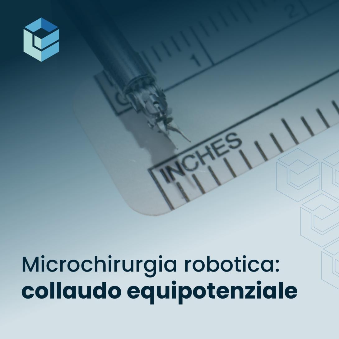 il logo di ecb, vicino a un righello che mostra la precisione del lavoro